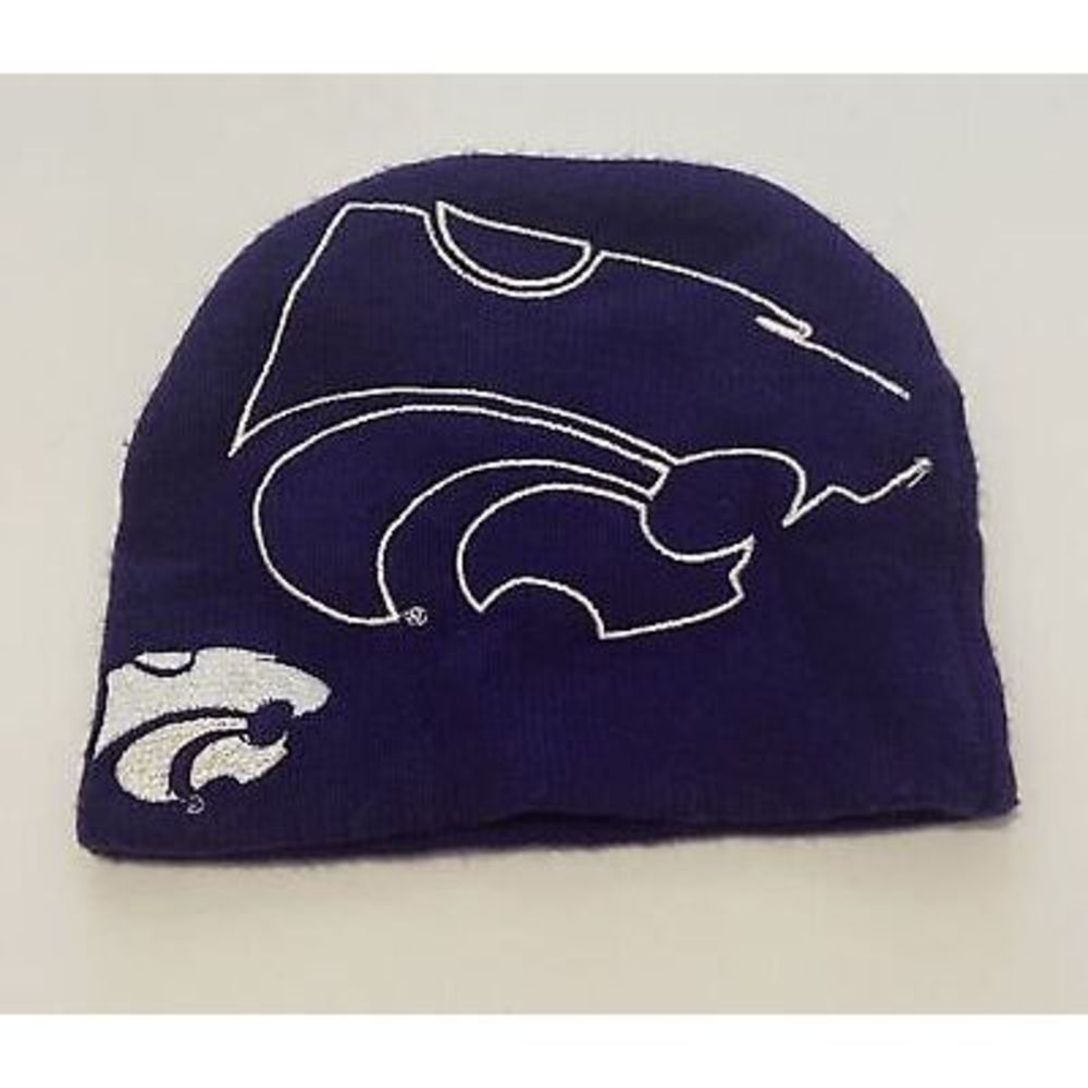Kansas State Wildcats NCAA Toddler Beanie Hat Cap Purple White